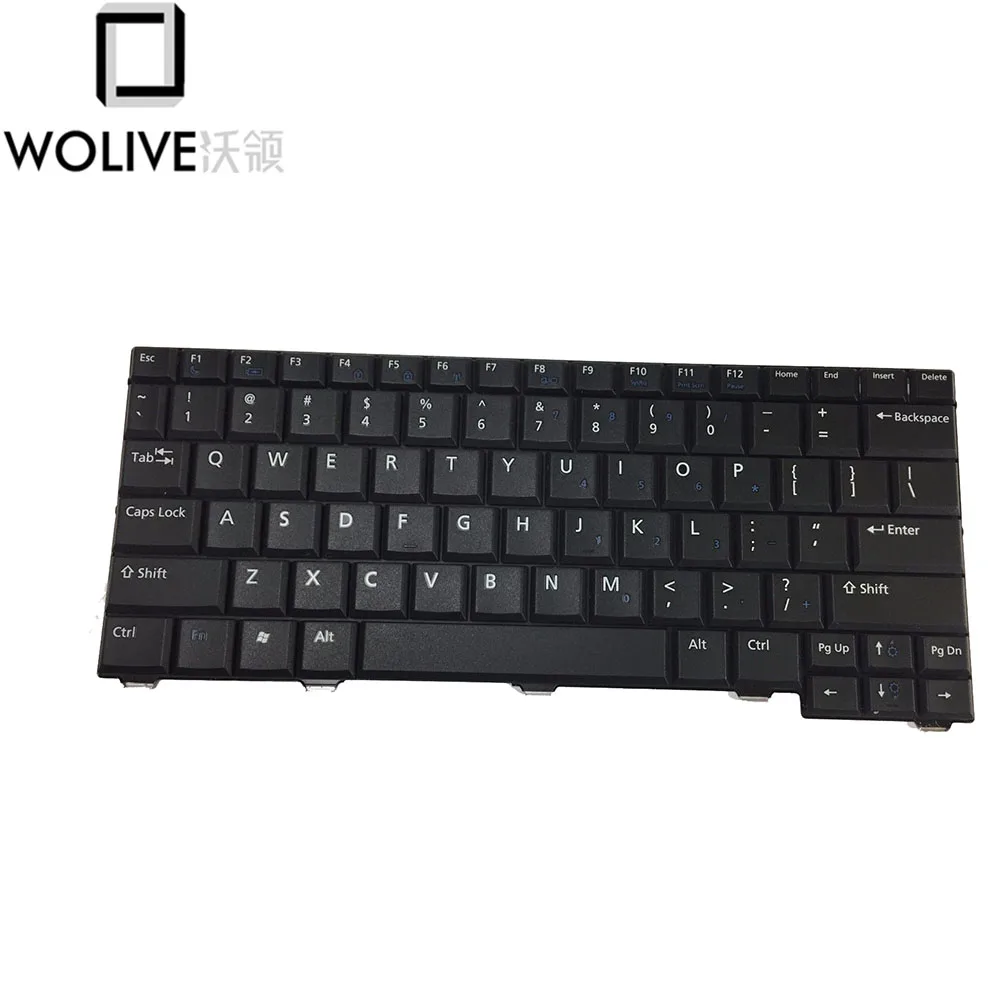 Wolive 90% новая клавиатура для ноутбука US Dell Latitude 2100 2110 2120 83 Black ZM1 CN 0U041P 70070|Клавиатуры