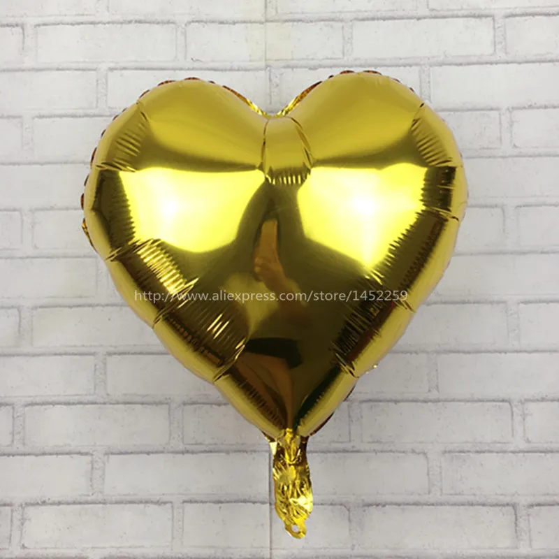 Новые детские игрушки XXPWJ воздушные шары из алюминиевой фольги в форме сердца 18