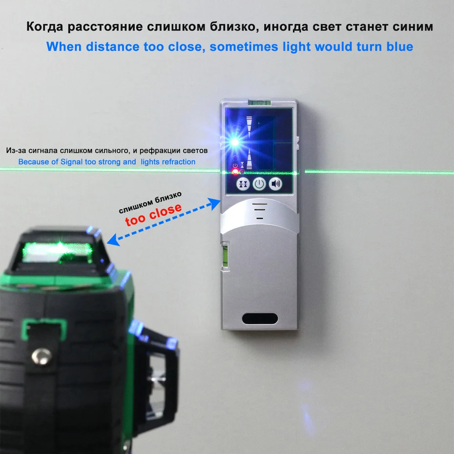 Лазерный уровень Kaitian приемник уровня самонивелирующийся нивелир с 12