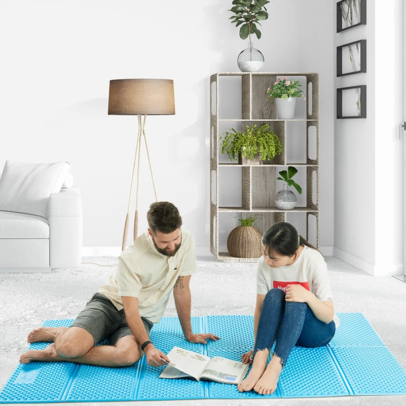 Naturehike Открытый 2 человек Двойной походный коврик Сверхлегкий пены для пикника