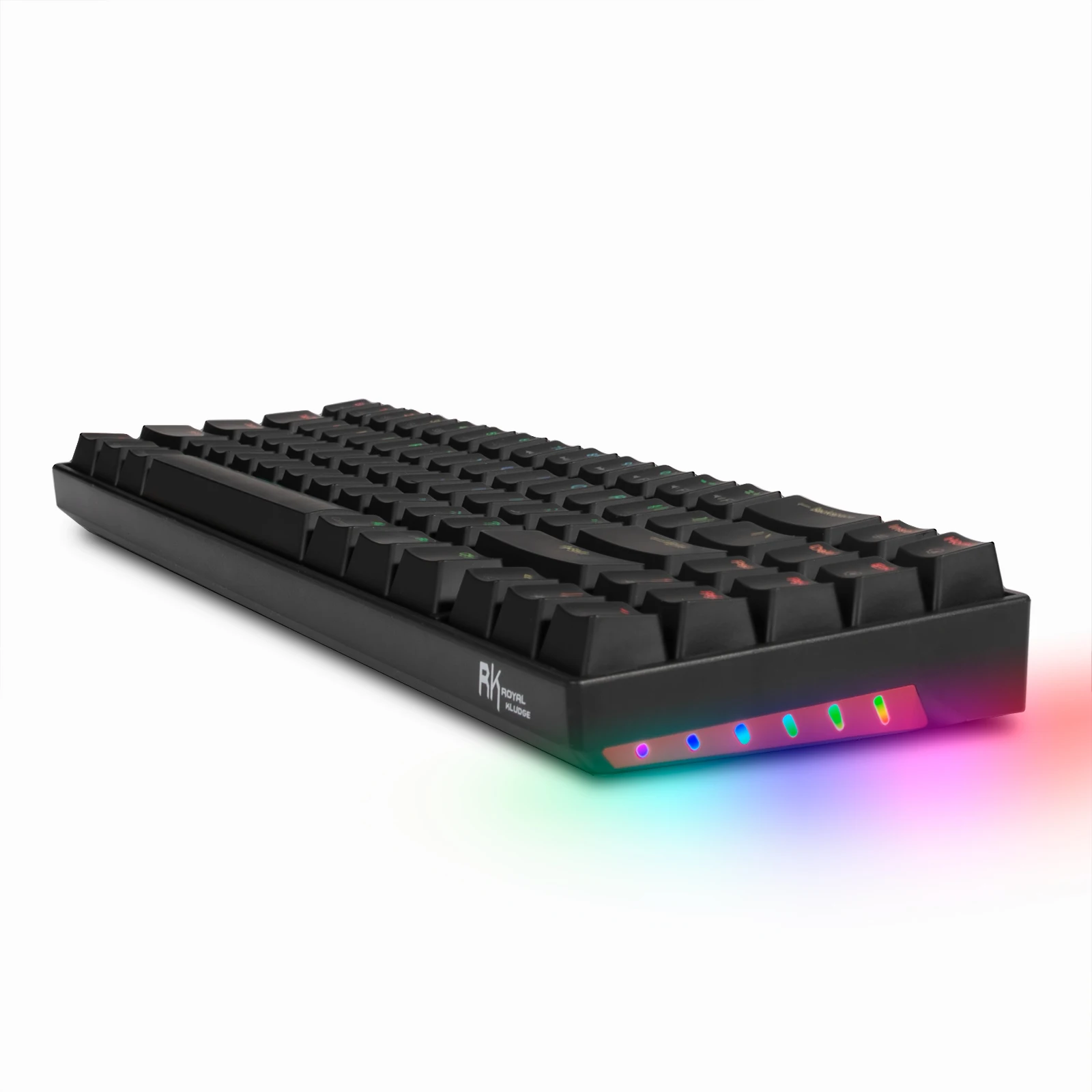 Механическая клавиатура RK71 RGB с подсветкой 71 клавиши маленькая компактная