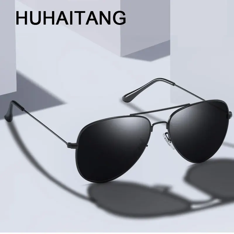 HUHAITANG, авиационные солнцезащитные очки, мужские, люксовый бренд, пилот, солнцезащитные очки для женщин, фирменный дизайн, солнцезащитные очки для мужчин, s, Винтажные Солнцезащитные очки для мужчин