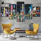 5 шт., Настенная картина Ночной город