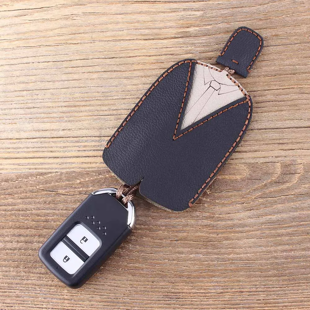 Женский кошелек для ключей KEYYOU из натуральной кожи чехол на молнии Мужской