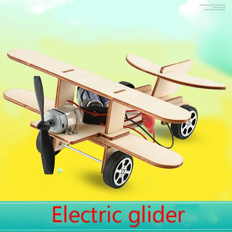 Детский сборный планер модель самолета DIY электрический ручной работы taxiing