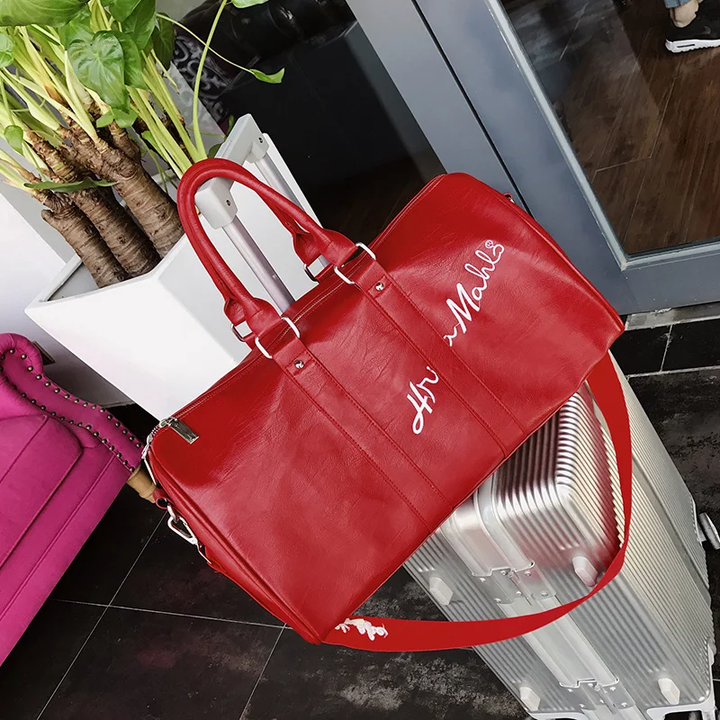 LAPOE новые женские сумки Дорожная сумка для багажа модная искусственная кожа