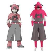 cosplaydiy anime cartoon special pocket monsters team magma mens suit costume adult halloween cosplay costume l320
