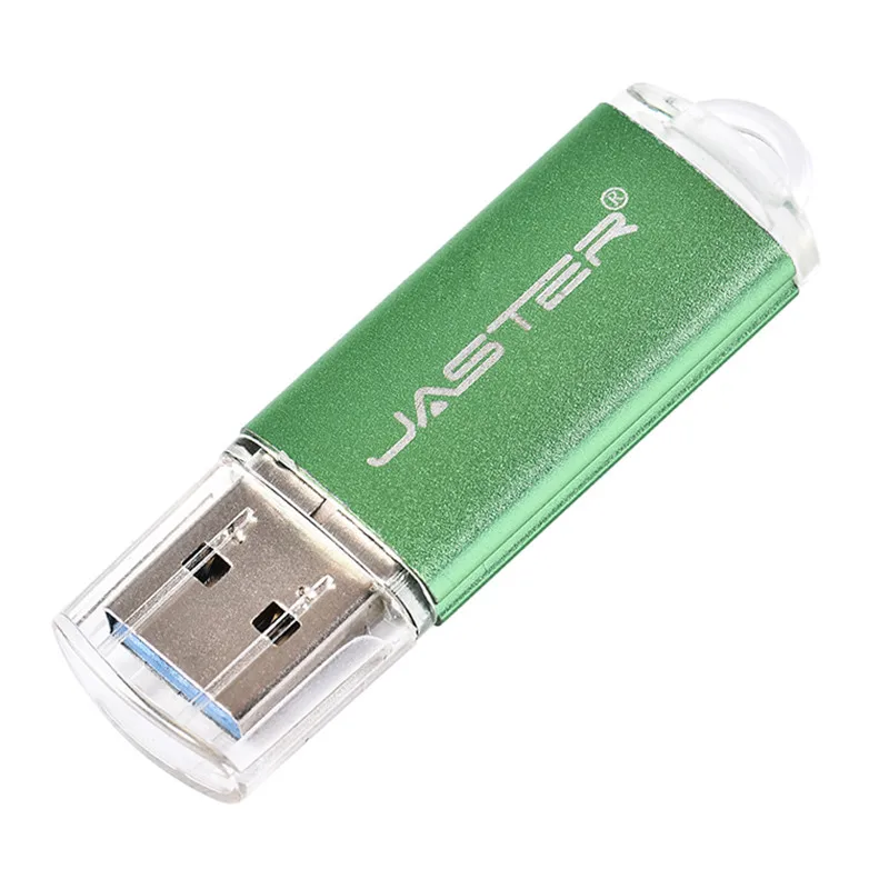B JASTER Металл реальные флеш-диск USB 2,0 4 ГБ 8 16 32 64 128 памяти палочки с печать логотипов под заказ рекламные подарки - Цвет: B