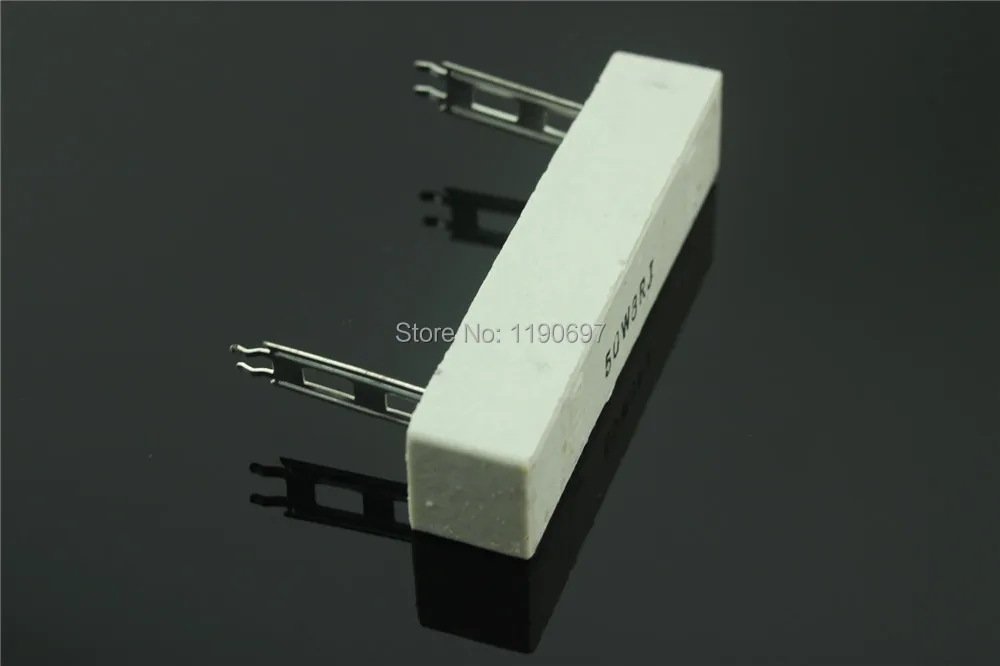 Усилитель устойчив к цементной стойкости серии 50 Вт Железный штифт 0.1R 1R ~ 10R 100R 150R