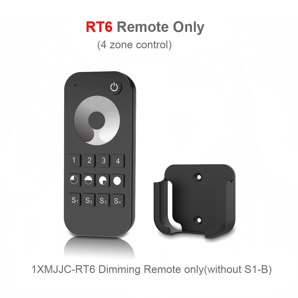 RT6 Remote only Светодиодный диммер Triac 220V 230V 110V 2,4G беспроводной RF дистанционный Диммируемый кнопочный переключатель умный Wifi диммер для светодиодной лампы - Цвет: RT6 Remote only