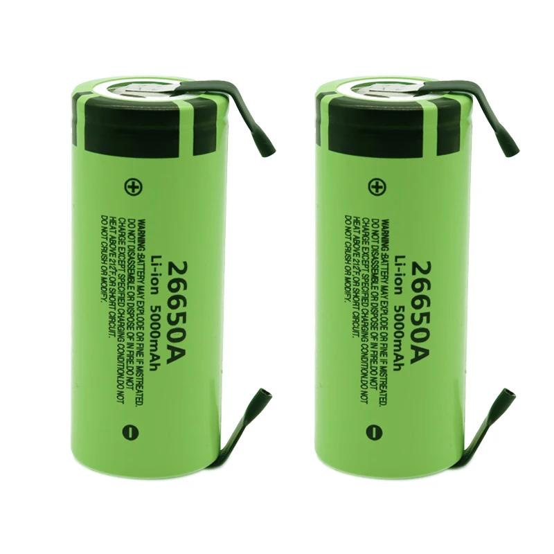4 шт. Оригинальный аккумулятор для Panasonic 26650A 3.7V5000mAh высокой емкости 26650 литий