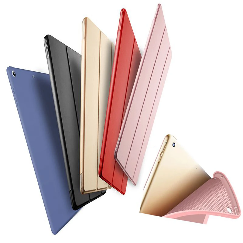 SUREHIN Nice smart case for apple iPad 4 3 2 cover+tpu silicone soft back for iPad 2 case+full protective+thin+magnetic sleeve