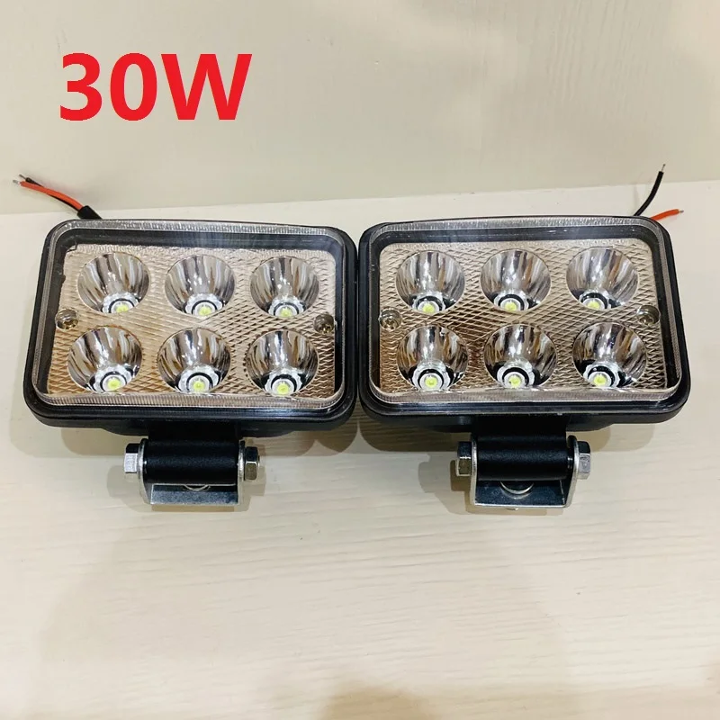 2x30W Светодиодный точечный автомобильный противотуманный фонарь светодиодный