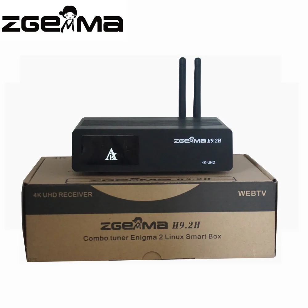 Online 2 Teile/los 4K UHD Zgemma H 9,2 H Combo DVB-S2X + DVB-T2/C Satellite TV BOX Linux E2 IPTV STALKER WIFI Gebaut-in