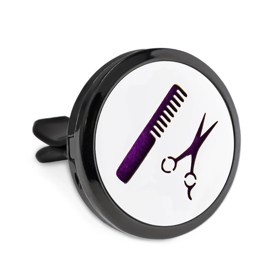 Медальон-диффузор в виде стрекозы оленя розовое золото Зажим для автомобильной