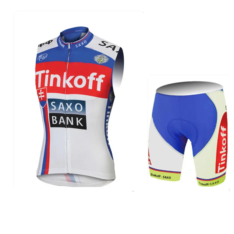 Cycle Vest 2015 tinkoff saxo bank cycling jersey Sleeveless fluo yellow Roupa Ciclismo Cycling Riding Bike Sport Mtb | Спорт и