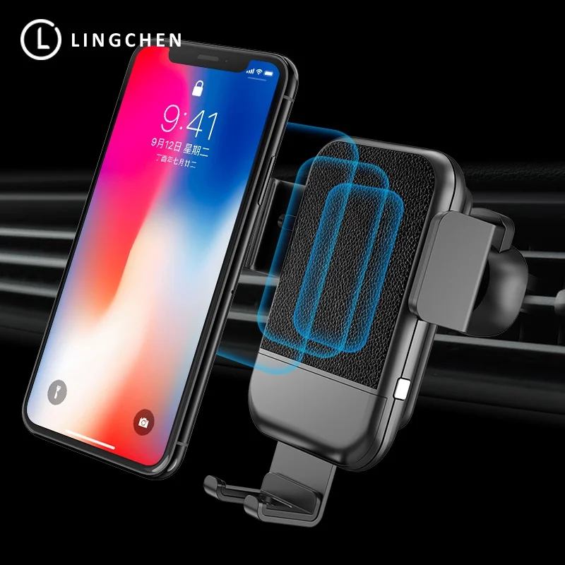 

Автомобильное беспроводное зарядное устройство для Samsung Note 9 S8 S9, беспроводное зарядное устройство для iPhone 8 X XS Max XR