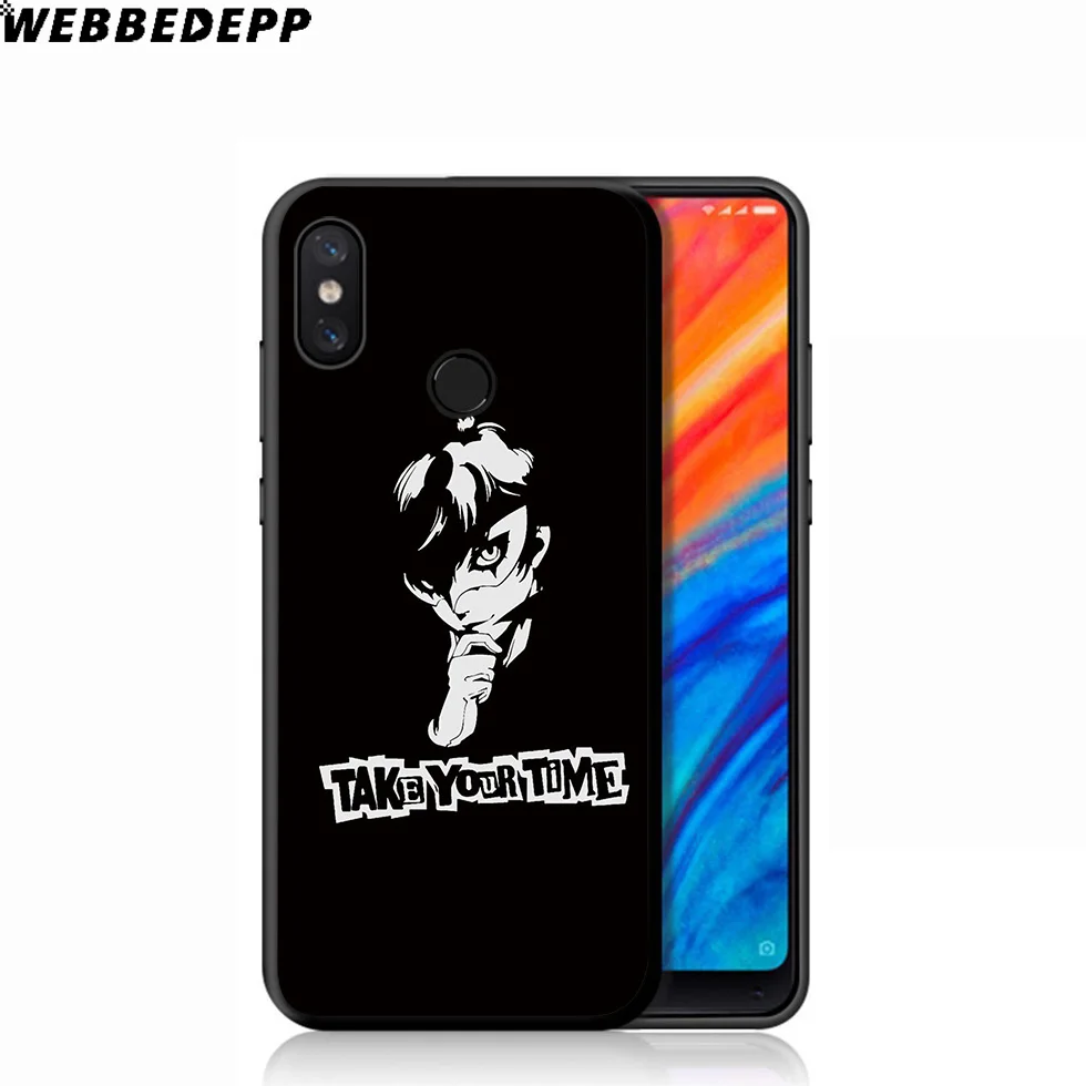 WEBBEDEPP Persona 5 P5 Game Soft Case for Xiaomi Mi 9T 9 8 SE 6 A1 A2 A3 Lite MiA1 MiA2 MiA3 F1 MAX 3 Mi8 CC9E CC9 |