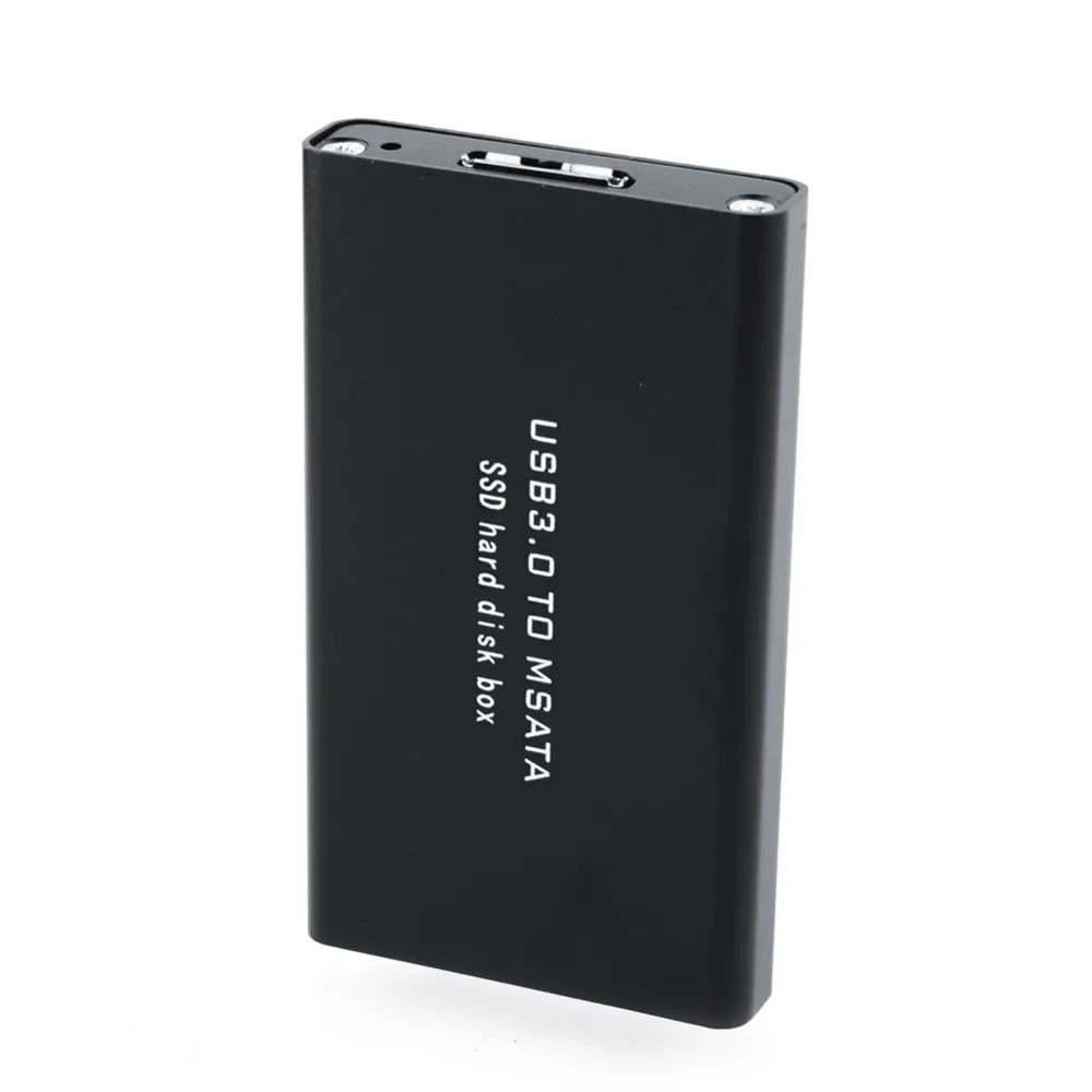 5 Гбит/с USB 3 0 к mSATA SSD корпус USB3.0 мини SATA жесткий диск адаптер M2 Внешний мобильный