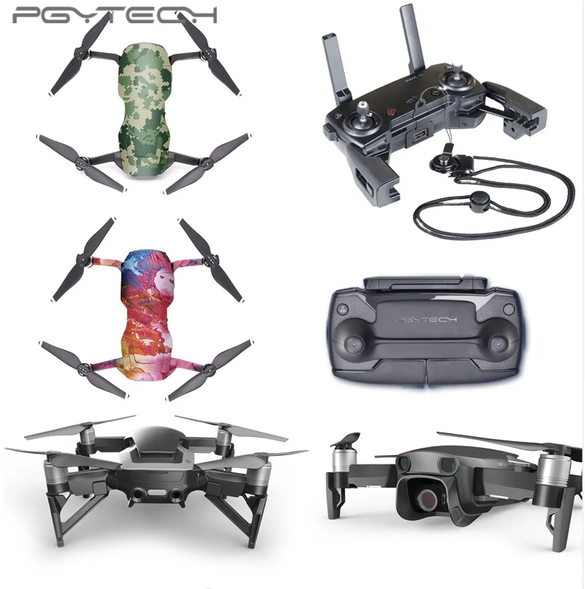 PGYTECH Mavic Air Аксессуары посадочная Шестерня Удлиняющая бленда объектива для DJI MAVIC