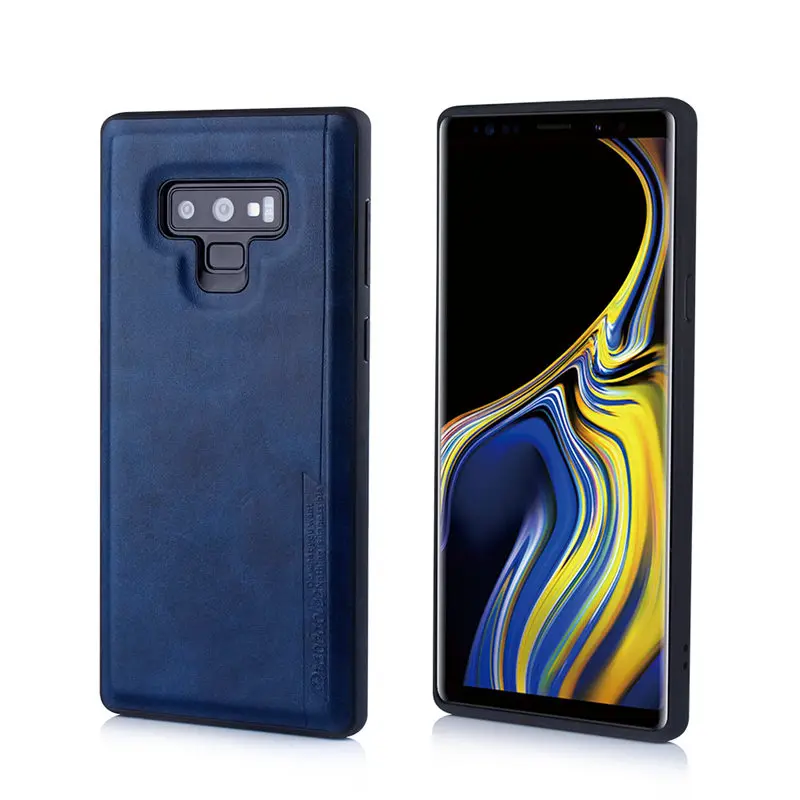 SD кожаный чехол для samsung Galaxy Note 9 задняя крышка полный протектор телефона Fundas