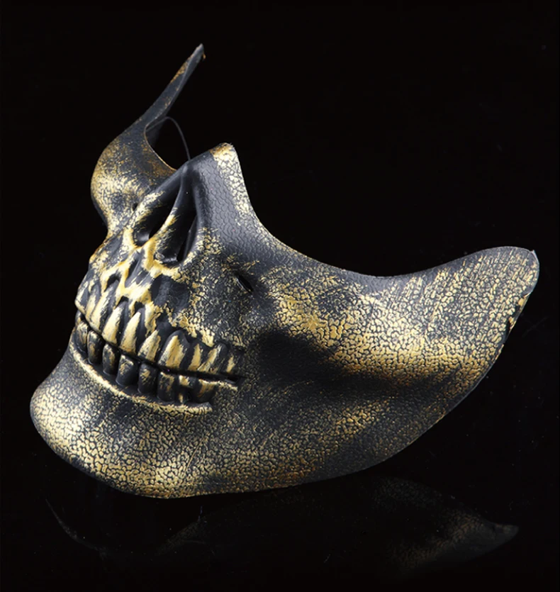 1 шт., маска на половину лица в стиле Хэллоуина