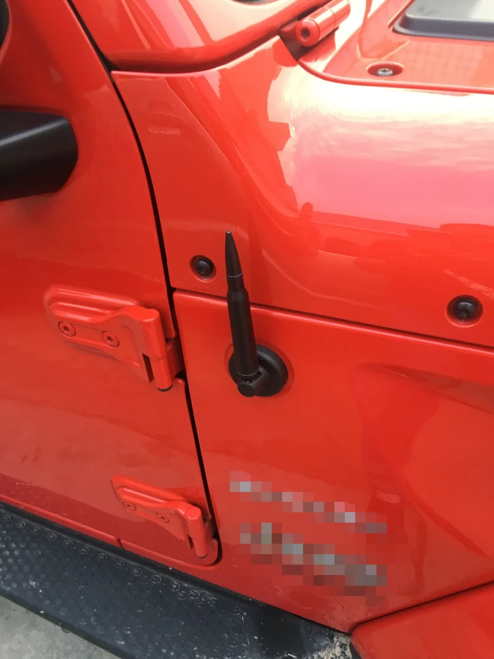 Черные пулевые антенны для Jeep Wrangler аксессуары JK JL Универсальная металлическая
