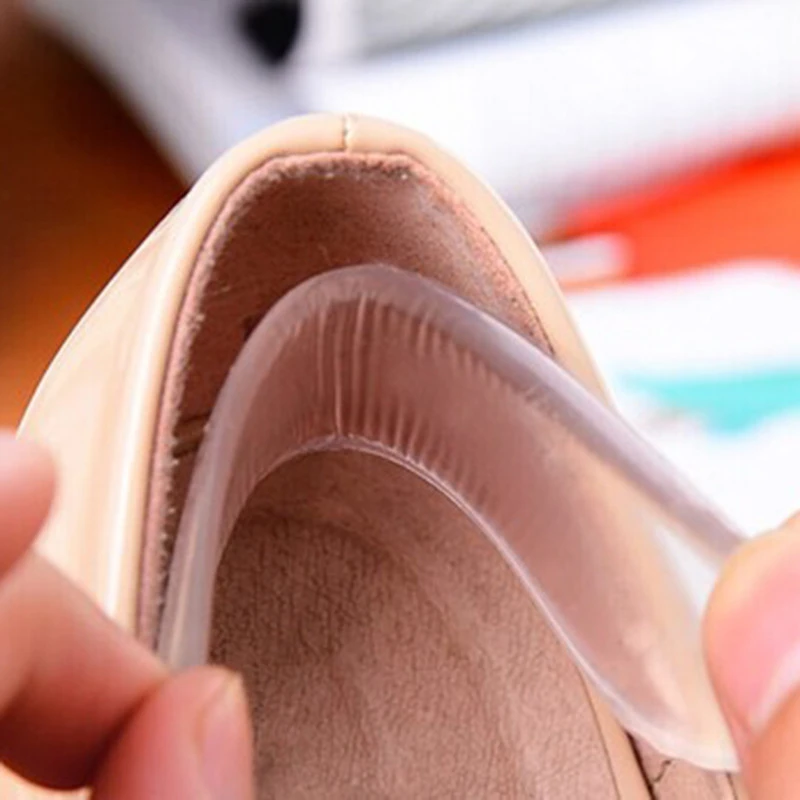 Новый модный дизайн 1 пара силиконовых гелевых подушек на пятке защита для ног