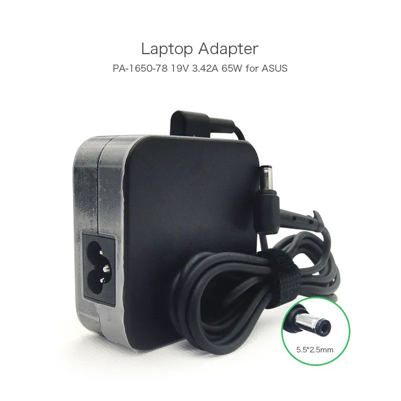 

Genuine 65W Laptop Charger 19V 3.42A Power Supply for ASUS VivoBook S500 PA-1650-78 ADP-65GD B ADP-65AW A EXA1208UH AC Adapters