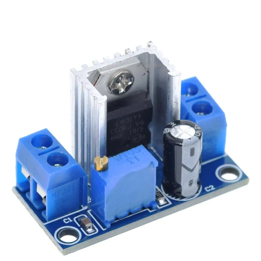 LM317T DC-DC Регулируемый преобразователь понижающий модуль печатной платы линейный регулятор питания с выпрямительным фильтром