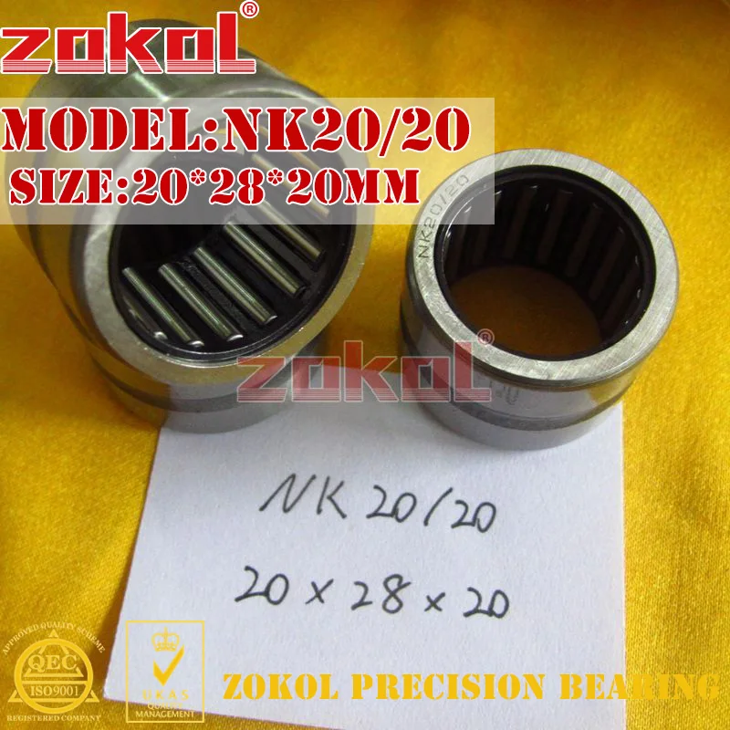 ZOKOL NK19/16 NK19/20 NK20/16 NK20/20 NK21/16 NK22/16 NK25/16 Игольчатые роликовые подшипники без