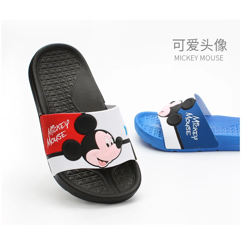 Летние новые детские сандалии и тапочки Disney для мальчиков мягкие Нескользящие