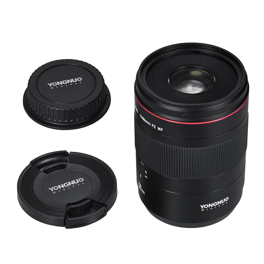 YONGNUO объектив YN60mm F2 MF 0 234 m макро ручной фокусировки для Canon EOS 70D 5D2 5D3 600D DSLR камеры