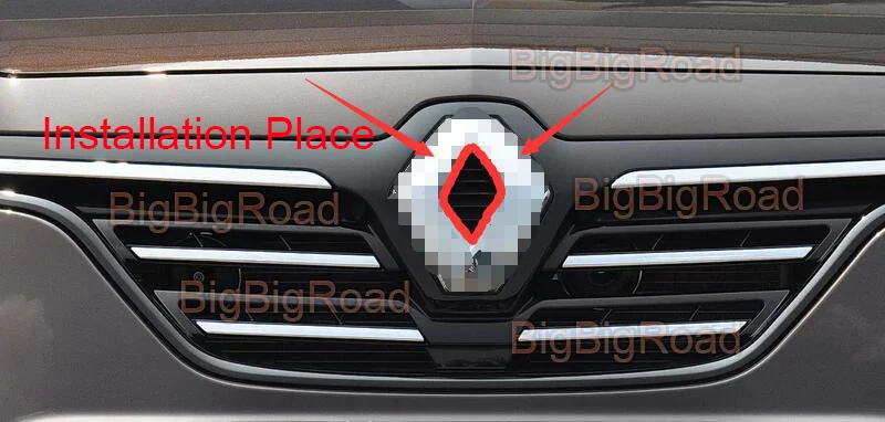 BigBigRoad CCD автомобиль вид спереди Логотип Камера для Renault Koleos Kadjar Водонепроницаемый Ночное видение