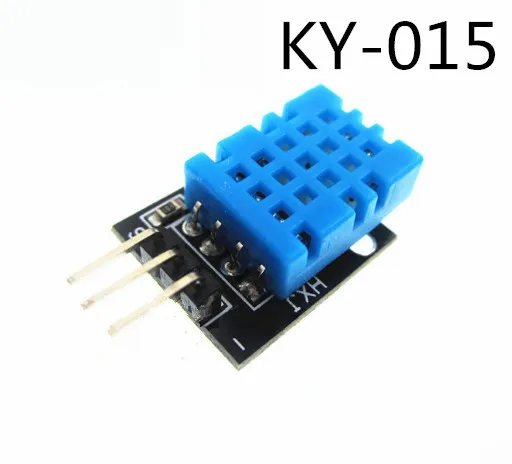 Módulo de sensor de temperatura y humedad, aplicación DHT-11 DHT11 + KY-015 PCB, 10 unids/lote