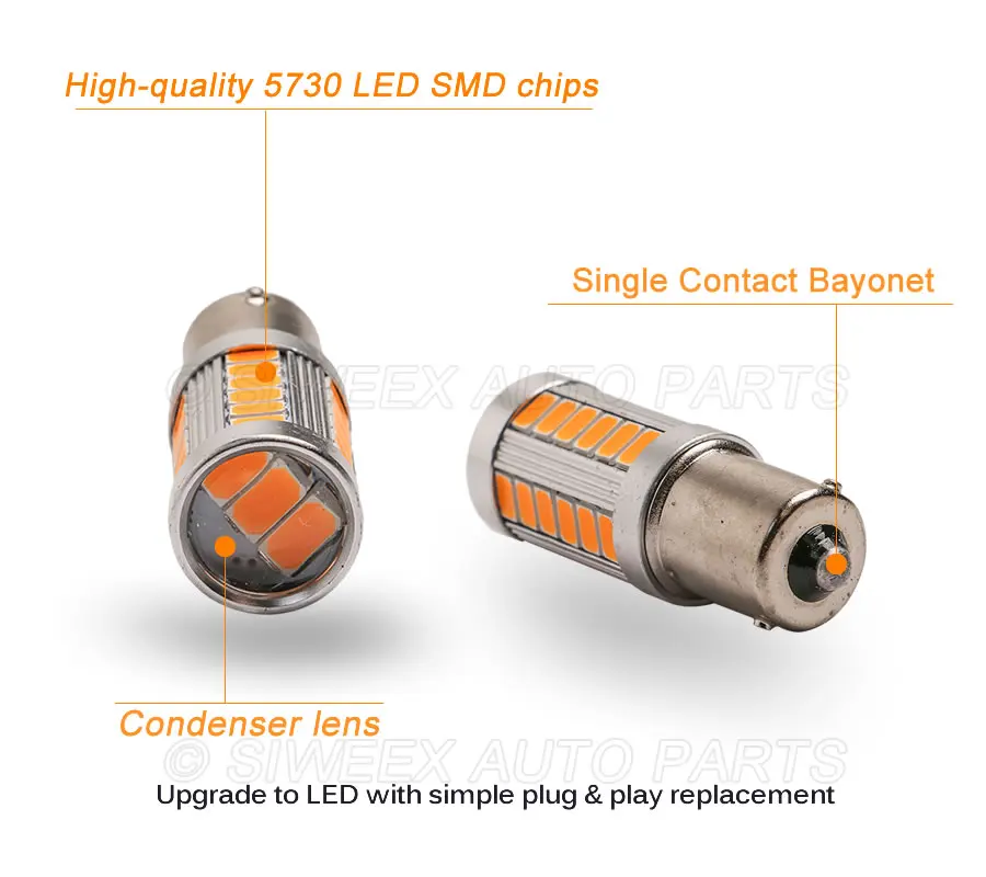 1 шт. BA15S 1156 BAY15D 1157 33 5730 SMD автомобиля светодиодный лампы купол обратный светильник