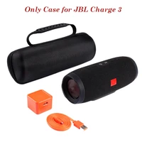 luckynv travel carrying case bag for jbl charge 3 protective case extra space plugcable