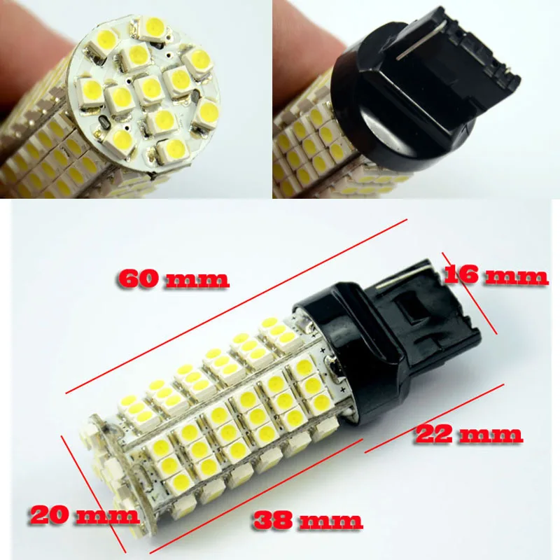 2 шт. Автомобильные светодиодные лампы T20 7440 7443 102 SMD 1210|car light|bulbs carbulb led |