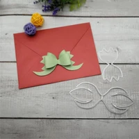 new cute bow carbon steel cutting dies stencil craft creative scrapbook stamps dies embossing paper 15 610 8cm 1pcs