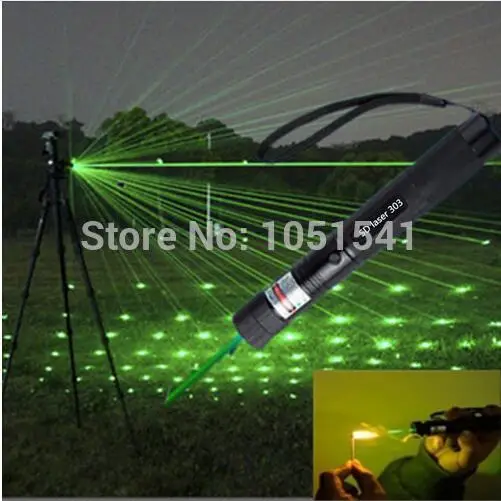 

Super Powerful Military 10W 10000m 532nm Green Laser Pointer 303 Flashlight Light Burning Match Burn Cigarettes Lazer Hunting