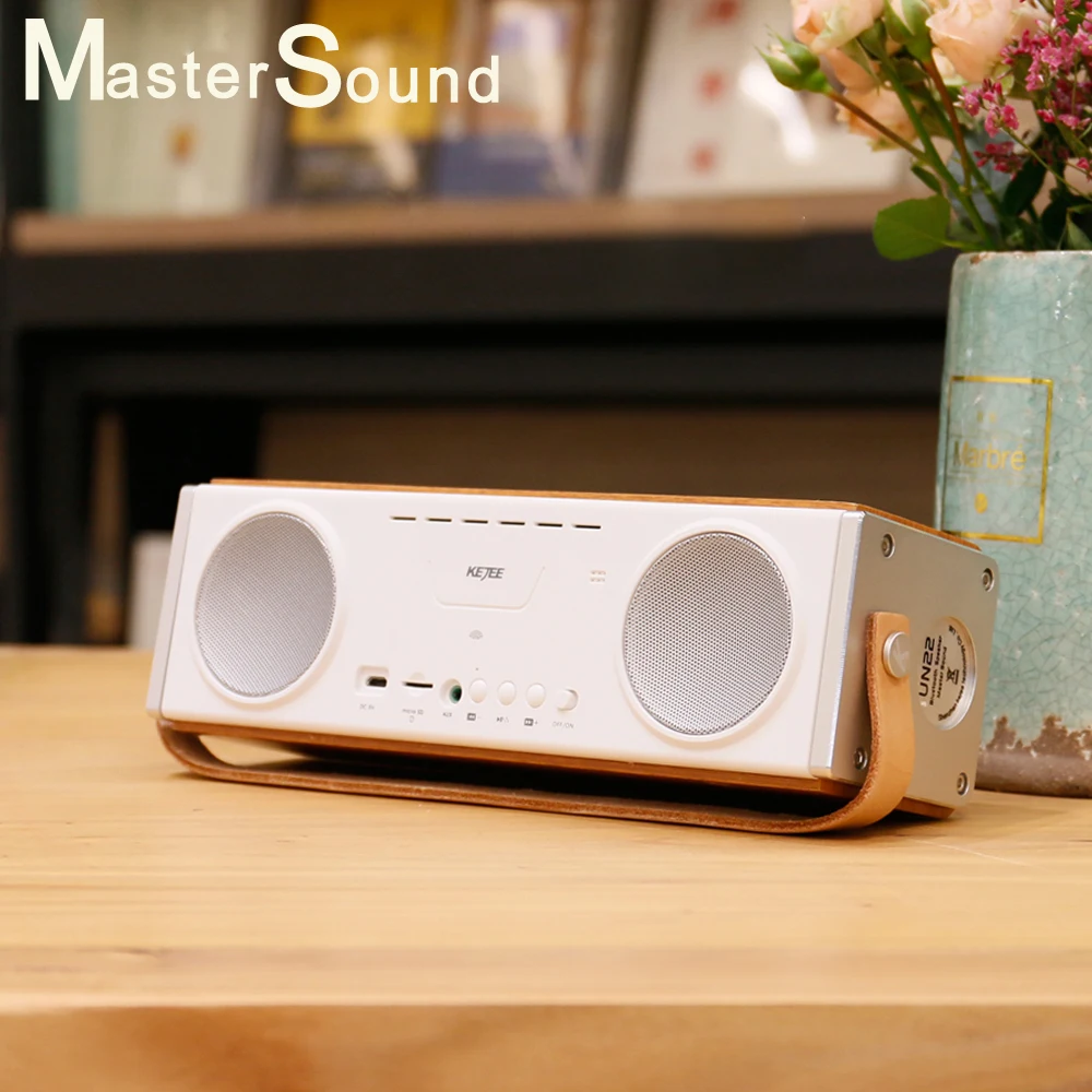 Дерево Беспроводной Bluetooth Динамик Портативный Altavoz громкоговорители стерео Бас