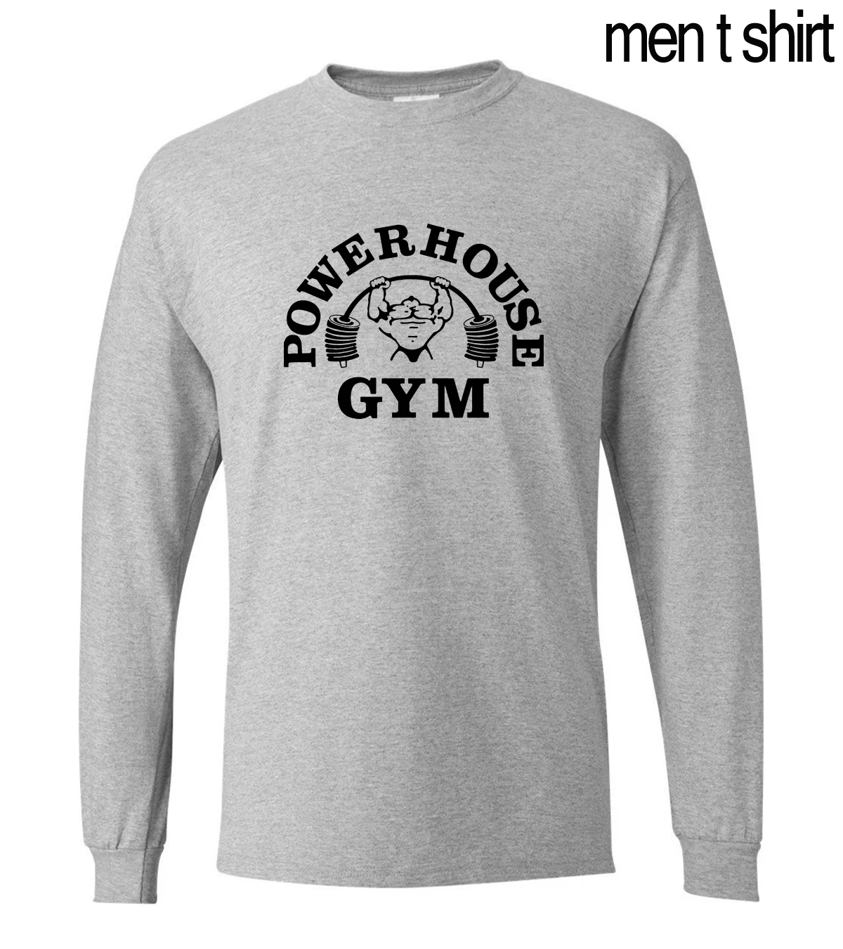 Powerhouse Мужская футболка с длинным рукавом для бодибилдинга и фитнеса осень 2020