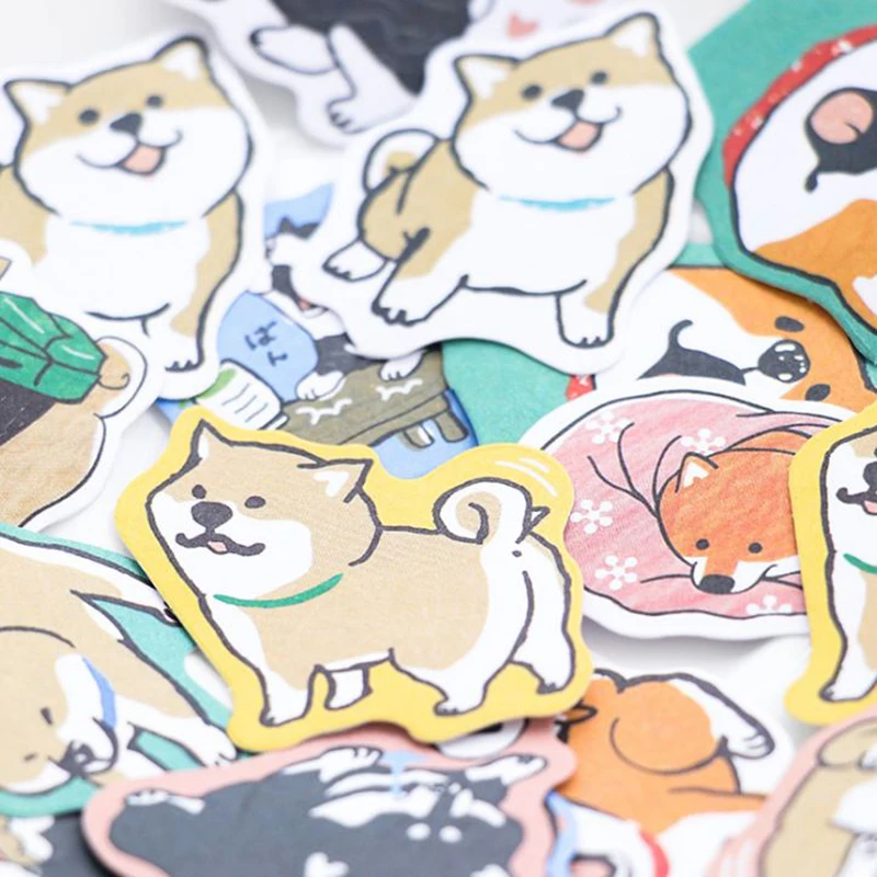 30 шт./упак. из милых собачек для Косплей Shiba «Лисья Секретная служба»(Inu Акита Хаски этикетка наклейки декоративные канцелярские наклейки Скрапбукинг дневник альбом ярлыком