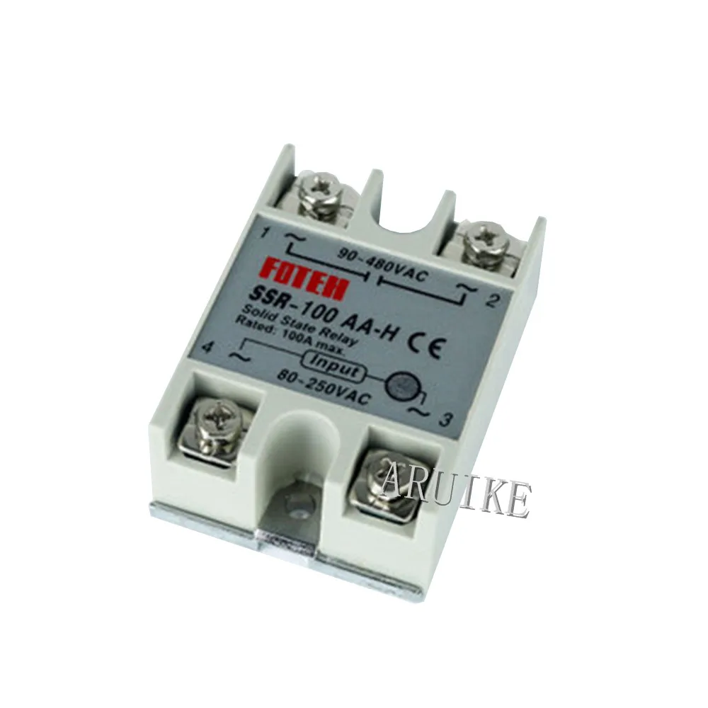 Твердотельное реле SSR 90AA H 100AA 120AA 70A 80A фактически 80 250 В переменного тока 90 480