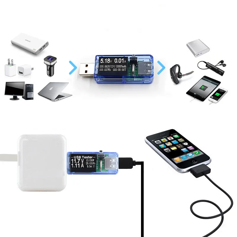7 в 1 QC2.0 3 0 4 30 электрическая мощность USB тестер напряжения измеритель тока