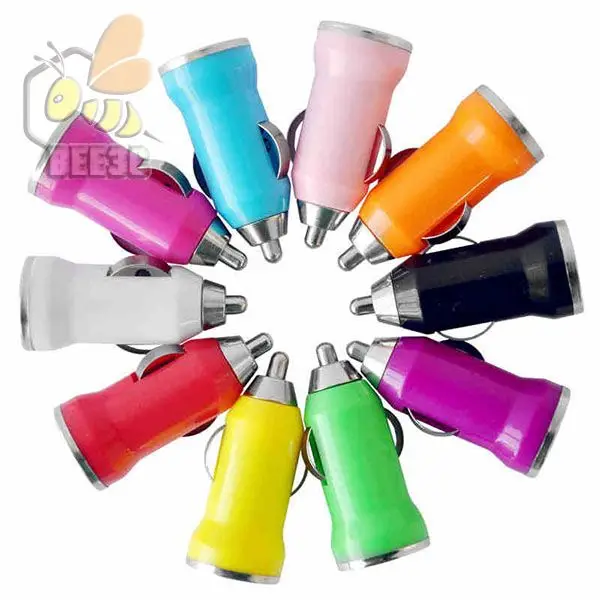 Универсальное компактное автомобильное зарядное устройство USB 5 в 1 а для iPhone 7 6 4