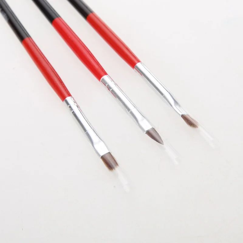 3 шт. кисти для маникюра и педикюра|professional nail brushes|nail art brushnail design brush |