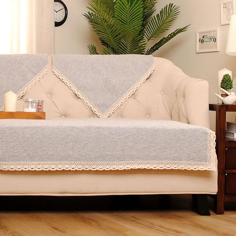 Новинка 2017 современный однотонный чехол для дивана трикотажное полотенце ручной