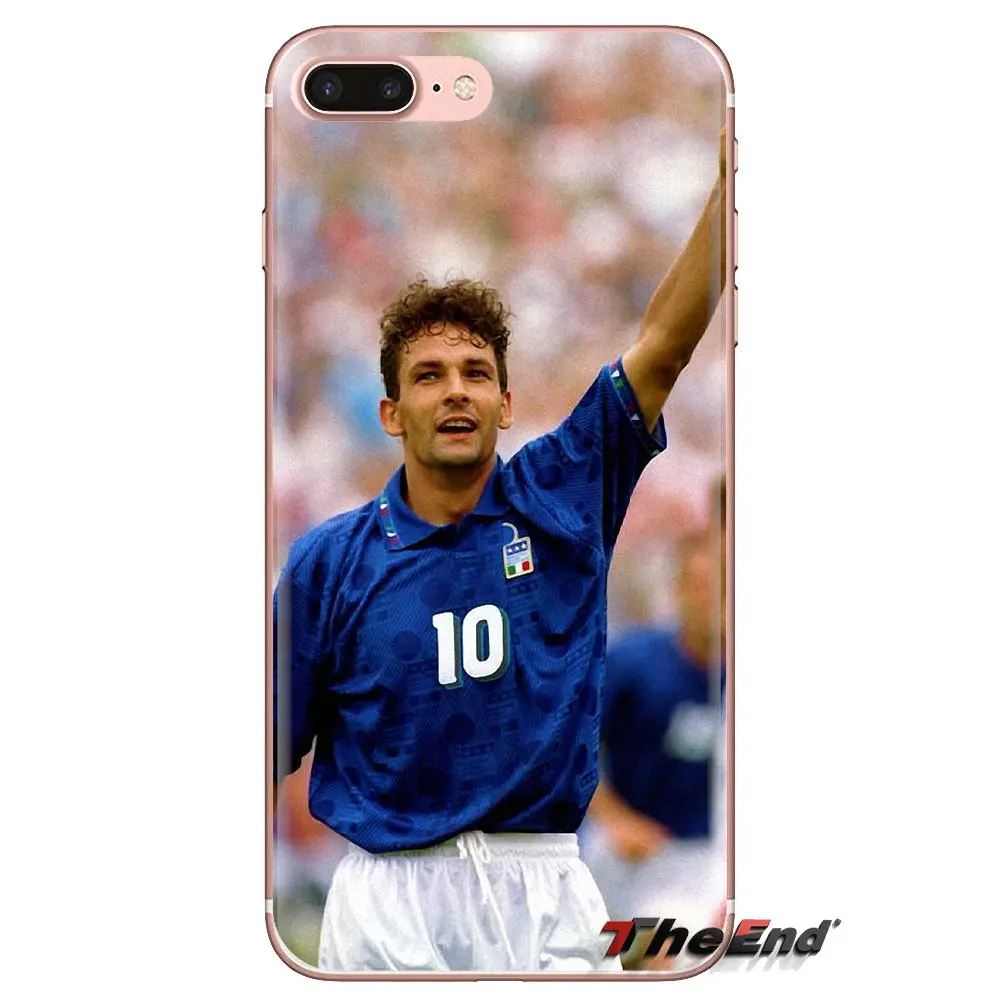 Итальянская Футбольная звезда rotto Baggio для iPod Touch Apple iPhone 4 4S 5 5S SE 5C 6 6S 7 8 X XR XS Plus MAX
