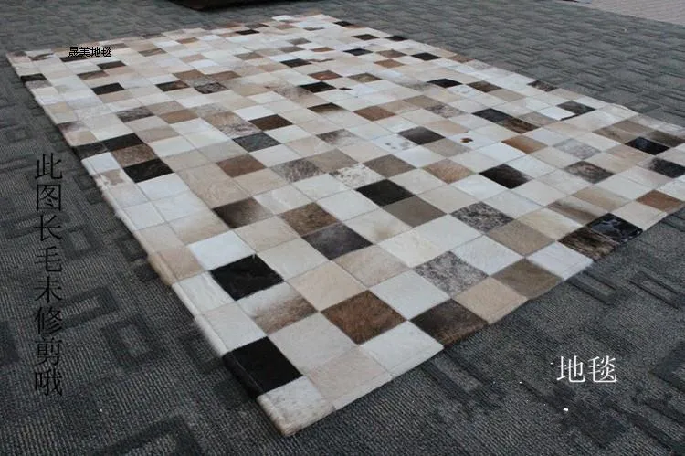 Модный художественный ковер 100% из натуральной искусственной кожи | Дом и сад